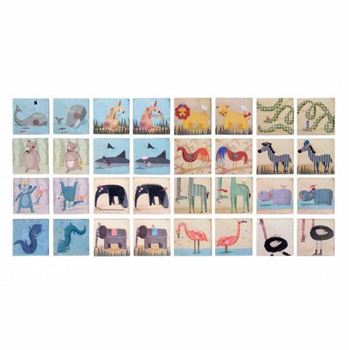 Gra memo Dzikie zwierzęta Gra memo Dzikie zwierzęta