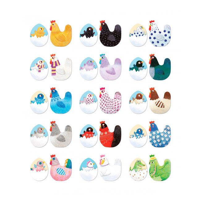 Gra memo Kurczątka i Kury Gra memo Kurczątka i Kury