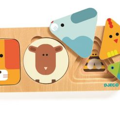 Puzzle warstwowe Zwierzątka