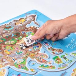 Tablica edukacyjna 2w1 Mapa świata