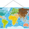 Tablica edukacyjna 2w1 Mapa świata