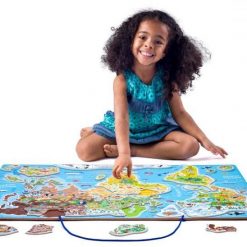 Tablica edukacyjna 2w1 Mapa świata