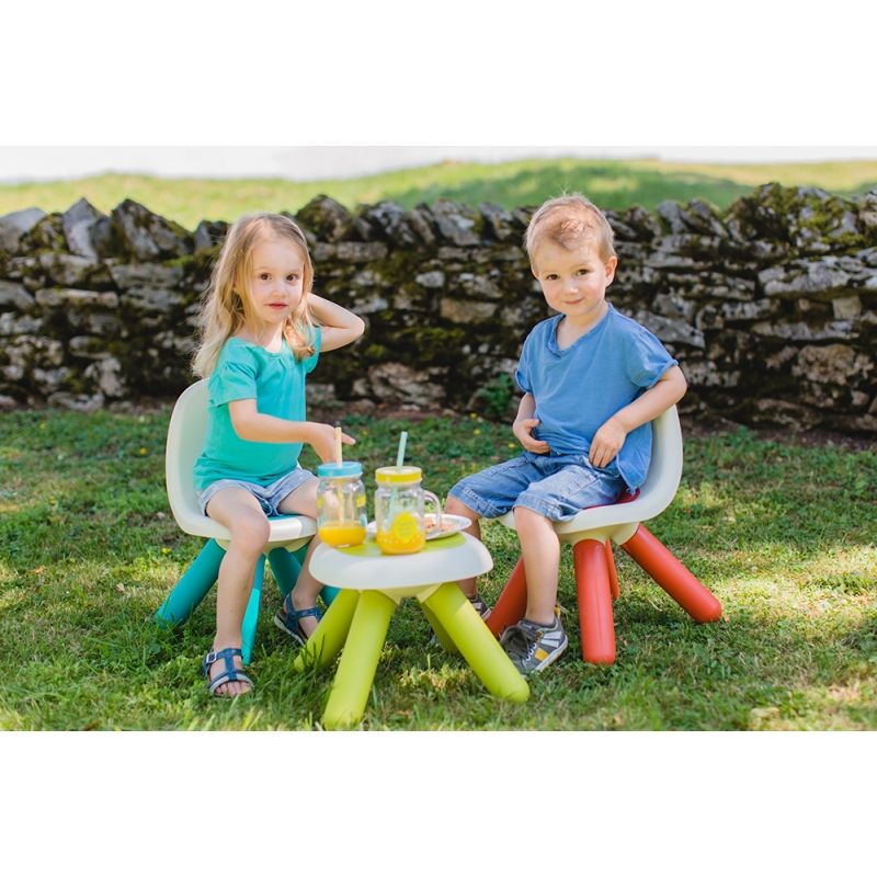 Taboret dla dzieci Smoby w kolorze zielonym_3 Zielony Taboret dla Dzieci