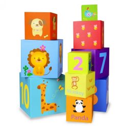 Układanka kubeczki z cyferkami