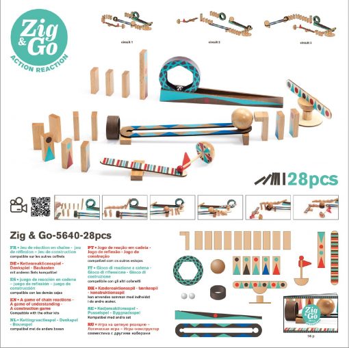 Zestaw Zig & Go 28 elementów