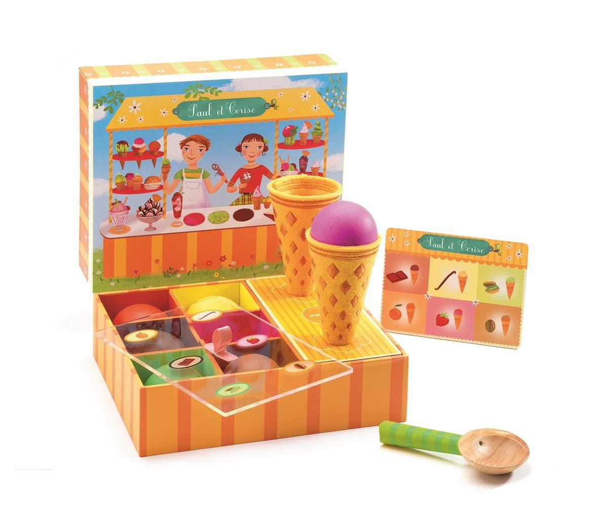 Drewniany zestaw Lodziarnia Zestaw Lodziarnia Paul et Cerise