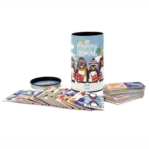 Gra dla dzieci, domino, Pingwinek i Przyjaciele Londji®_2 Gra domino Pingwinek i Przyjaciele