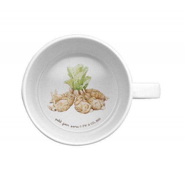 Kubek z jednym uchem, do picia dla dziecka, Królik Piotruś Petit Jour Paris®_3 Kubek jedno ucho Piotruś