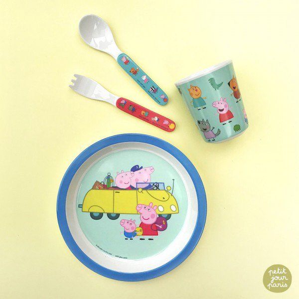 Mały kubek do napojów dla dziecka, Świnka Peppa Petit Jour Paris®_5 Mały kubek Świnka Peppa