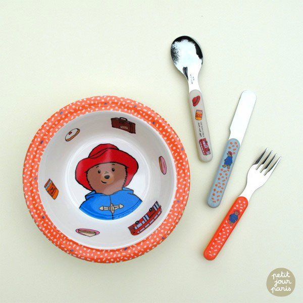 Miska dla dzieci z melaminy, Miś Paddington Petit Jour Paris®_2 Miska Mis Paddington