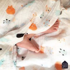 Muślinowy otulacz Doudous