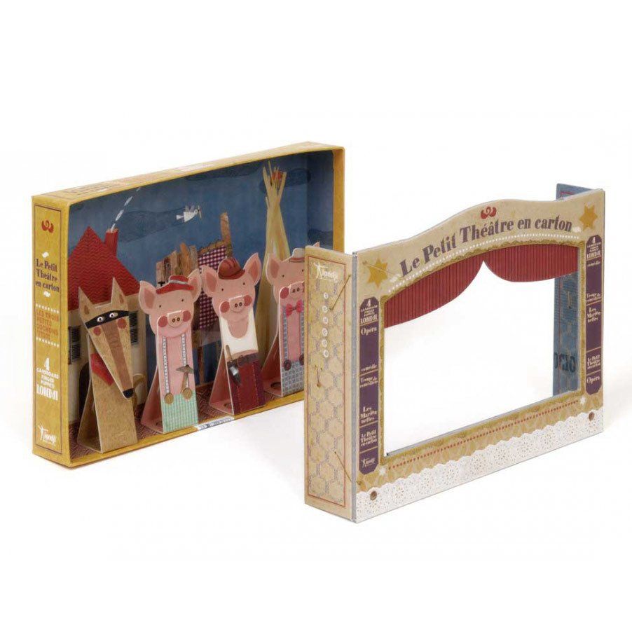 Pacynki na palce, Trzy Małe Świnki Londji®_2 Pacynki na palce Trzy Małe Świnki