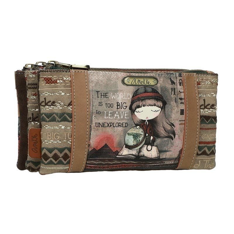 Piórnik szkolny potrójny, seria Egipt Anekke®_1 Piórnik potrójny Egipt