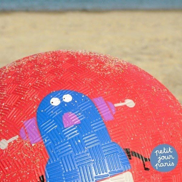 Piłka kauczukowa, fi 18 cm, seria Roboty Maison Petit Jour®_2 Piłka kauczukowa Roboty