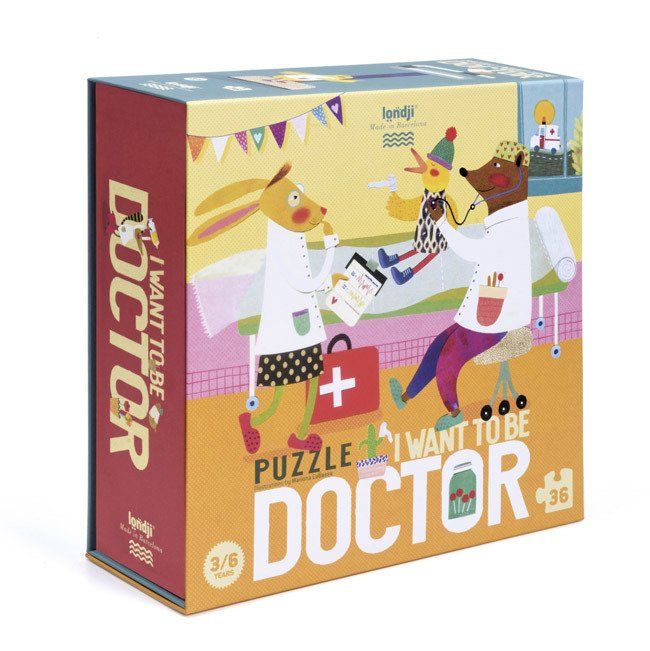 Puzzle dla dzieci, Chcę być lekarzem! Londji®_1 Puzzle Chcę być lekarzem!