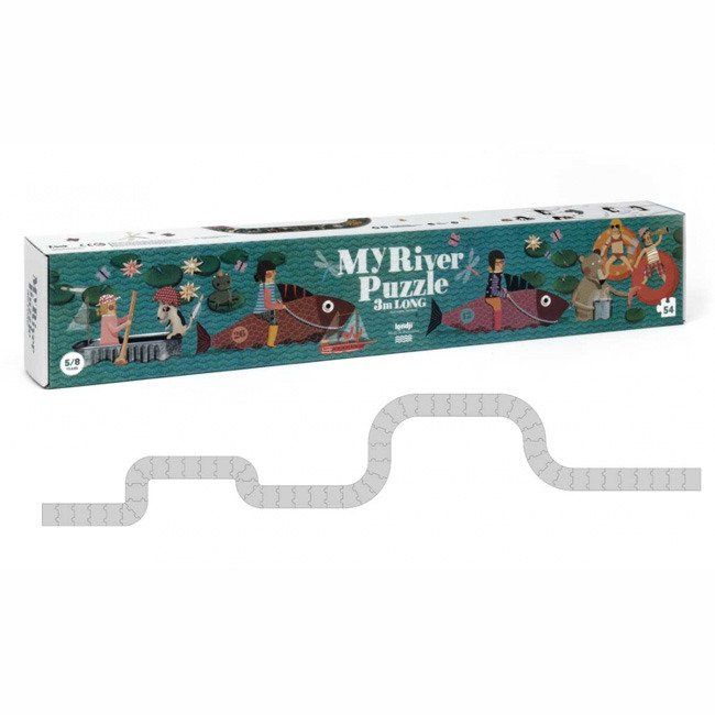 Puzzle dla dzieci My River, Moja Rzeka Londji®_1 Puzzle Moja Rzeka 54 elementy