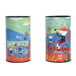Puzzle dla dzieci Na rowerach