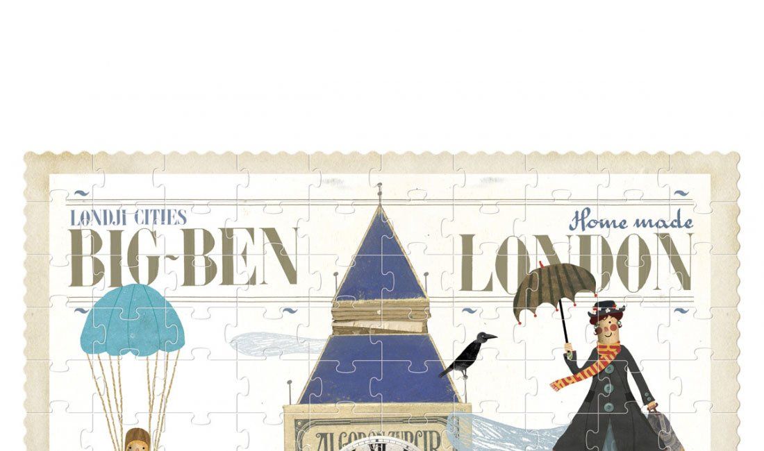 Puzzle dla dzieci, miasta świata Londyn Londji®_2 Puzzle miasta świata: Londyn