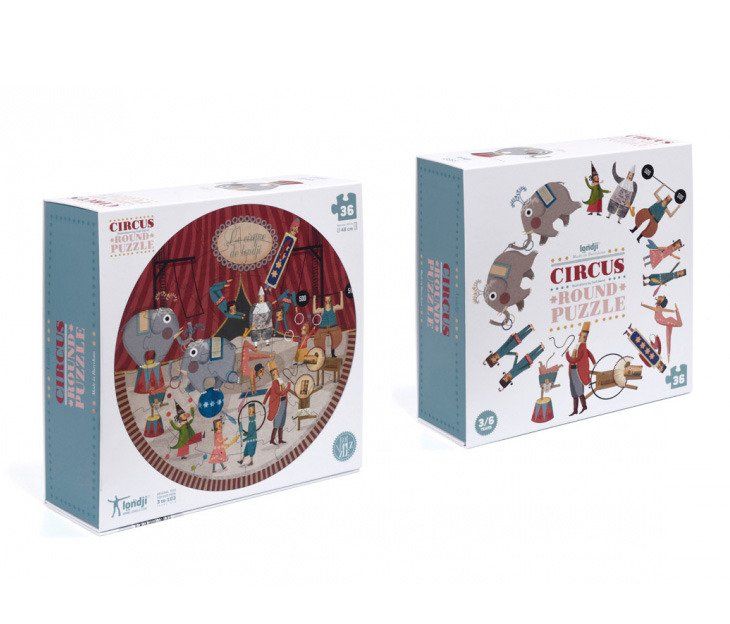 Puzzle okrągłe, cyrk Londji®_1 Puzzle okrągłe – cyrk