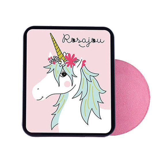 Róż do policzków i cień do powiek dla dzieci, kosmetyk 2w1 Rosajou®_1 Róż do policzków i cień do powiek