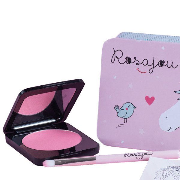 Róż do policzków i cień do powiek dla dzieci, kosmetyk 2w1 Rosajou®_3 Róż do policzków i cień do powiek 2w1