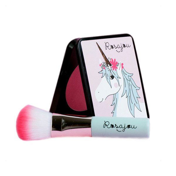 Róż do policzków i cień do powiek dla dzieci, kosmetyk 2w1 Rosajou®_4 Róż do policzków i cień do powiek 2w1