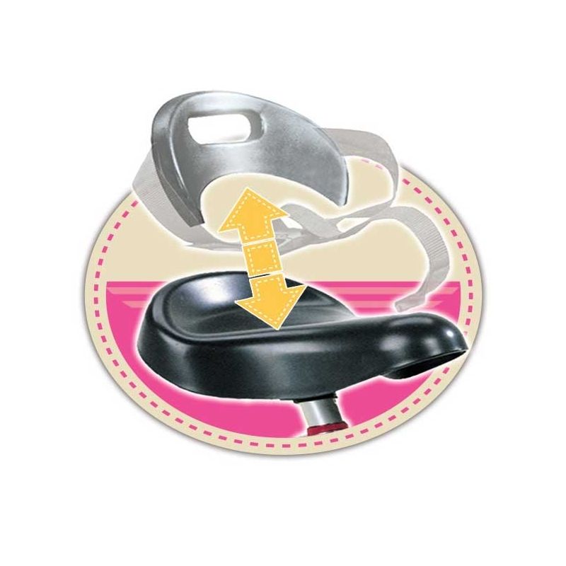 Smoby Rowerek trójkołowy ciche piankowe koła Zooky różowy_2 Różowy Rowerek Ciche Koła