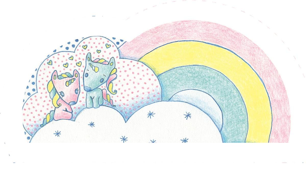 Szkatułka z pozytywką Marzenia jednorożców (1) Szkatułka Marzenia jednorożców