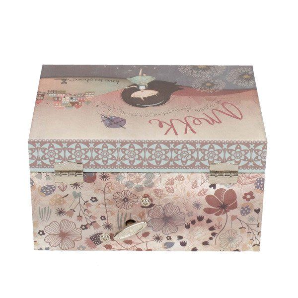 Szkatułka z pozytywką, seria Dmuchawce Anekke®_3 Szkatułka z pozytywką Dmuchawce