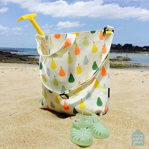 Torba na plażę, Anti-sand, seria Gruszki Maison Petit Jour®_3 Torba na plażę Gruszki