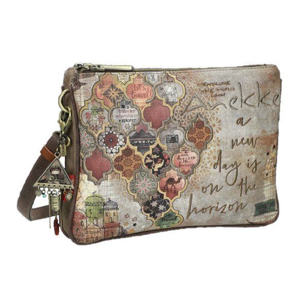 Torebka crossbody, podwójna, seria Egipt - mozaika Anekke®_1 Torebka crossbody podwójna Egipt