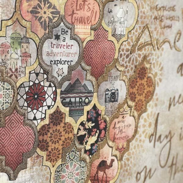 Torebka crossbody, podwójna, seria Egipt - mozaika Anekke®_10 Torebka crossbody podwójna Egipt