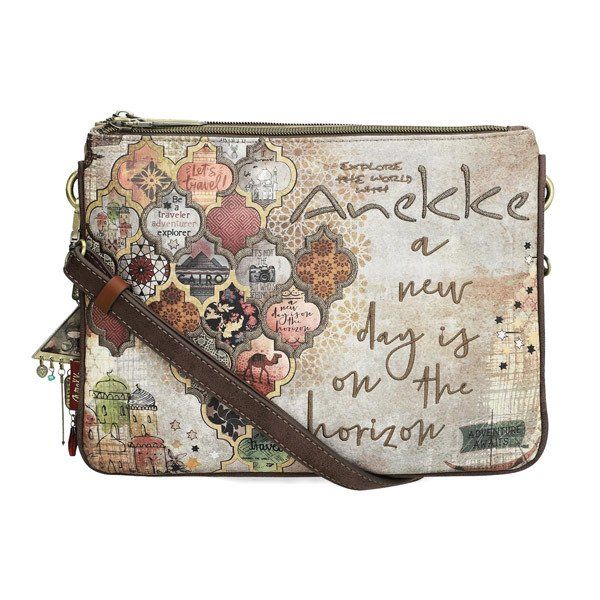 Torebka crossbody, podwójna, seria Egipt - mozaika Anekke®_2 Torebka crossbody podwójna Egipt