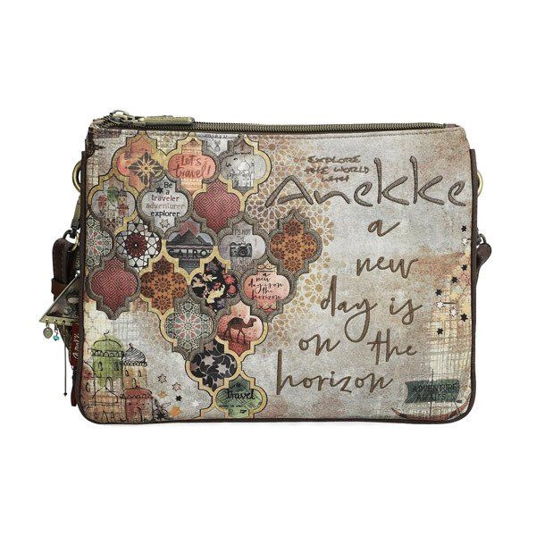 Torebka crossbody, podwójna, seria Egipt - mozaika Anekke®_4 Torebka crossbody podwójna Egipt