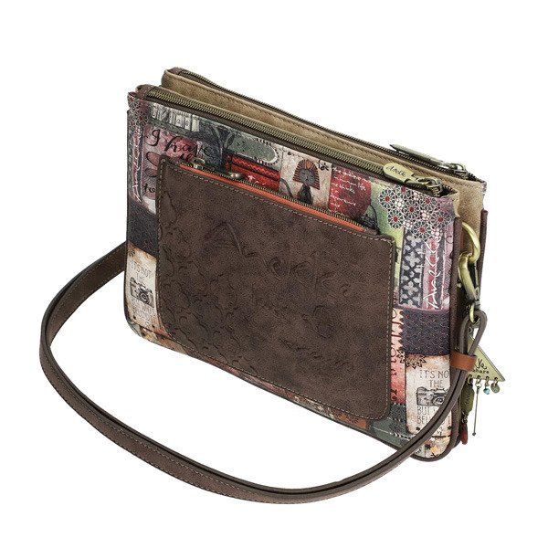 Torebka crossbody, podwójna, seria Egipt - mozaika Anekke®_7 Torebka crossbody podwójna Egipt