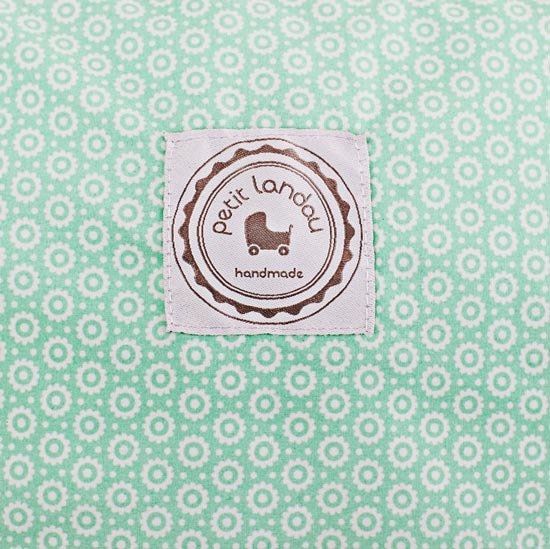 Wiklinowy wózek dla lalek, Amelie, mięta Petit Landau®_4 Wiklinowy wózek Amelie mięta