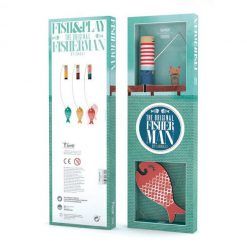 Dekoracja – balansujący wędkarz