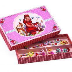 Zestaw drewnianej biżuterii Jelonek