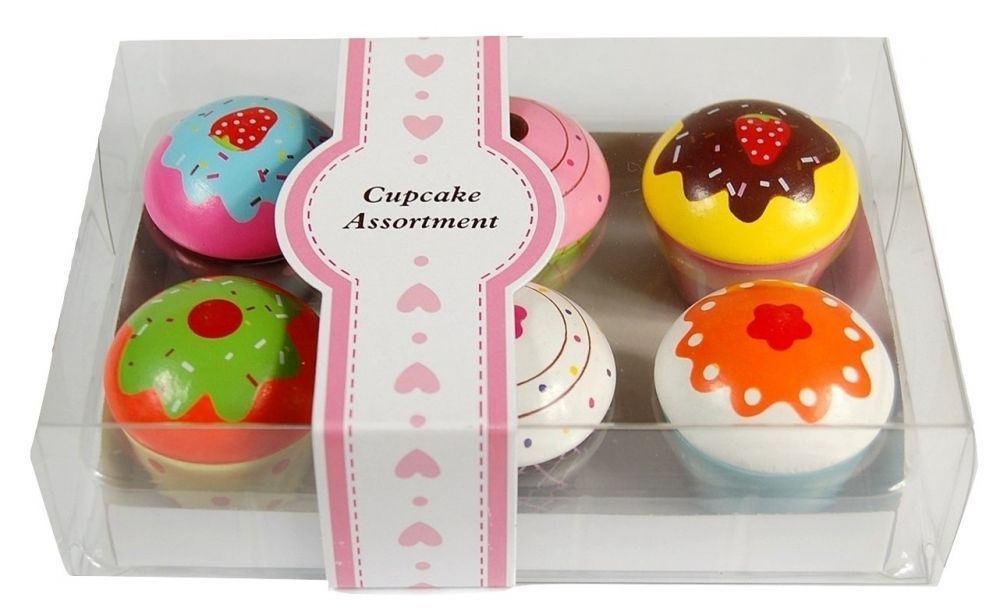 Drewniany zestaw babeczek Drewniany zestaw babeczek