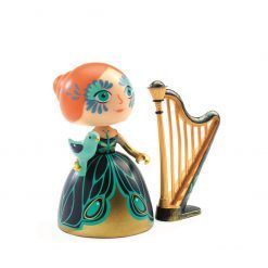Figurka księżniczki Elisa z harfą