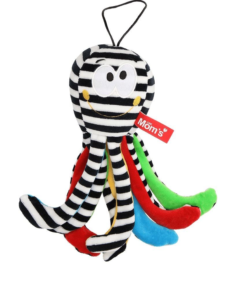 Grzechotka Ośmiornica biało-czarna Mom'sCare 0+ 998 Grzechotka Ośmiornica