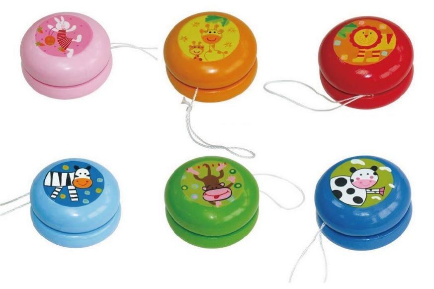 Kolorowe jojo drewniane Kolorowe jojo drewniane