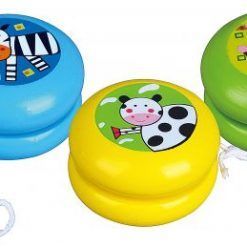 Kolorowe jojo drewniane