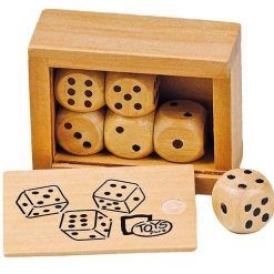 Kostki do gry w pudełku