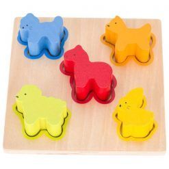 Mała układanka ze zwierzętami