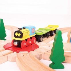 Obrotnica na 8 torów do kolejki drewnianej