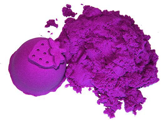 Polski piasek kinetyczny Colorsand jagodowy 1 kg Nefere 3+ N3030 Piasek kinetyczny Colorsand jagodowy