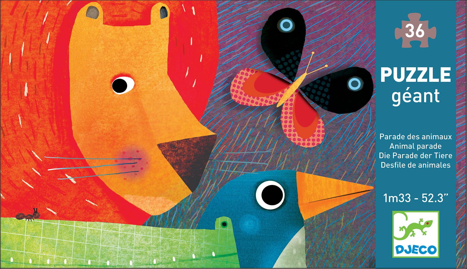 Puzzle Parada zwierząt Puzzle Parada zwierząt