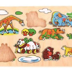 Puzzle drewniane układanka Safari