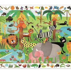 Puzzle obserwacja Dżungla